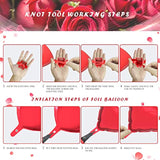 Valentine'S Day Balloons Kit - I Love You Balloons, White Red Heart Ba