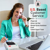 2054A-Lan Ethernet Network Shipping Label Printer For Windows Mac Chromebook Iphone & Android, Support Ebay Paypal Etsy Shopify Shipstation Ups Usps Fedex, 4X6 Direct Thermal