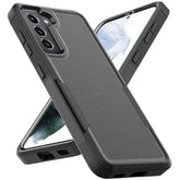 For Samsung Galaxy S21 Case: Dual Layer Protective Heavy Duty Cell Phone Cover Shockproof Rugged With Screen Protector - Military Protection Bumper Tough - Samsung Galaxy S21 5G 2021, 6.2 Inch, Black