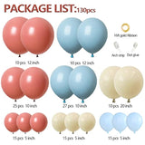 Pink And Blue Balloons Dusty Arch Kit Garland Nude For Gender Reveal B