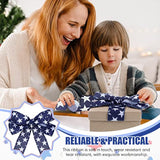 2 Rolls 20 Yard Christmas Wired Edge Ribbon Christmas Party Decoration