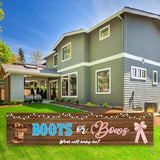 Boots Or Bows Yard Banner