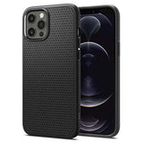 Spigen for iPhone 12 Pro Case, Liquid Air Case for iPhone 12 & 12 Pro - Matte Black