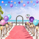 50 Pack Mermaid Party Balloons 12 Inch Light Purple Dark Purple Pink B