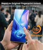 Privacy PET Screen Protector for Galaxy S25 Ultra 6.9" (4 Pack),Ultra-Thin Flexible Film with 0.02s Sensitive Fingerprint Unlock,Easy-Install