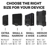 Adjustable Device Wall Mount, Cable Box and Modem Bracket, Adjustable Wall Adapter for Small and Wide or Narrow Devices Like Cable Boxes, Modems, DVD
