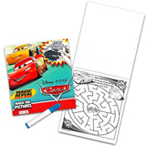 Disney Cars Imagine Ink Coloring Book Set - Bundle Of 12 No-Mess Magic Inks Featuring Lightning Mcqueen | Disney Cars Party Favor Pack For Kids