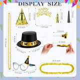 402pc 2026 New Year’s Eve Party Supplies for 100 Guests Hats Glasses Favors