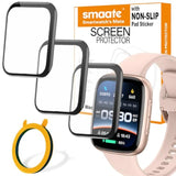 3D Screen Protector Compatible With Enomir Antfit Tensky Veryfit Gtx20 1.85 Inches Fitness Tracker Smart Watch, Pmma Material, Anti-Shatter, Full Coverage, With Non-Slip Pad Sticker, 3-Pack