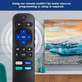 Remote Control For Hisense-Tcl-Onn-Sharp-Philips-Westinghouse-Insignia-Element Roku Tv Remote Replacement