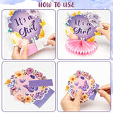 12Pcs Butterfly Baby Shower Party Honeycomb Table Centerpieces, It'S A