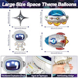 180-Piece Outer Space Party Set – Galaxy Decor, Tableware & Balloons for Kids' Birthdays