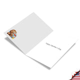 - Valentine'S Day Greeting Card With Envelope (4.63 X 6.75 Inch) - Vintage Puppies C8990Dvdg