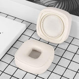 Geekria QuickFit Replacement Ear Pads Compatible with Marshall Major V On-Ear Headphones, Repair Parts (White)