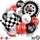 Race Car Balloons,Racing Theme for Boys First Birthday Party Decorations