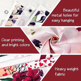 3 Pcs Fall Banner Set - Bridal Shower Decorations Autumn Floral Little Pumpkin Door Cover Backdrop For Fall Theme Wedding Bachelorette Engagement Bride To Be Valentines Day Party Supplies