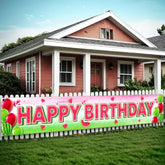 Large Watermelon Birthday Decorations -120X20 Inch, Watermelon Happy B