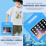 Kids Case For Ipad 2 3 4 (Old Model) 9.7 Inch - Light Weight Shock Proof Convertible Handle Stand Kids Friendly For Ipad 2, Ipad 3Rd Generation, Ipad 4Th Generation Tablet - Blue