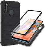 Case for Galaxy A11 Phone Case Black/Black