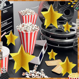 70 Pc Gold Star Centerpieces for Movie Night Graduation and Party Table Decor
