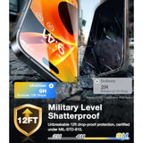 2-Pack 9H+ Shatterproof Screen Protector for iPhone 15 Pro Max - Full Coverage