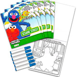 Sesame Street Imagine Ink Coloring Book Set For Girls Boys - 12 Pack No Mess Coloring Books | Elmo Sesame Street Party Supplies