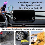 Car Phone Holder for 2022 2023 2024 Mitsubishi Outlander Accessories Apply to 9 Inch Touch Screen Fixed Clip Magnetic Cell Phone Mount Hands-Free