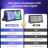 200W Stage Strobe Light, Rgb Led Stage Light Bar With 7X15 Pixel Control Zones,30Hz Strobe Speed,Dmx512 Sound-Active Flash Dj Light Bar,Disco Wash Lighting For Club,4 Packs