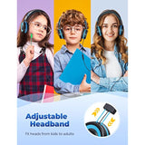 Kids Wired Headphones, 85/94dB Safe Volume, Foldable, Durable, HS14