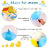 113 Pcs Yellow Duck Balloon Arch Garland Kit 12 10 5 Inch Blue Yellow White Latex Balloons Mini Foil Balloons For Baby Shower Decorations Rubber Duck Themed Birthday Party Supplies