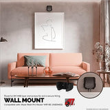 Wall Mount Compatible With Wyze Pro (Axe5400) Mesh Router Wi-Fi 6E Tri-Band, Easy To Install Holder Bracket, Reduce Interference & Clutter, Adhesive & Screw-In Mounting