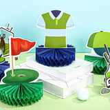 12-Pack Golf Party Table Centerpieces β Honeycomb Decor & Cake Toppers for Sports-Themed Events