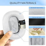 Ear Cushions For Airpods Max Headphone - Upgraded Mesh Earpads Replacement Compatible For Apple Airpods Max With Silicone Layer, Magnet, Memory Foam And Noise Isolation (White)