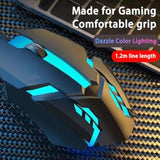 Computer Mouse With Colorful Rgb Backlight?16,000 Dpi, 4 Programmable Buttons,Colorful Rgb Backlight Ergonomic Design For Pc, Laptop, Desktop, Gamers (Black)