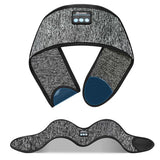 Adjustable Headband Headphones, Sleeping Headphones With Ultra-Thin Speakers, Bluetooth Headband For Side Sleepers, Yoga, Running, Workout, Travel-Grey