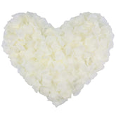 1000 Pcs Rose Petals, Artificial Flower Petals, For Romantic Night, Wedding, Event, Party, Valentine Decor (1000 Pcs, Ivory)