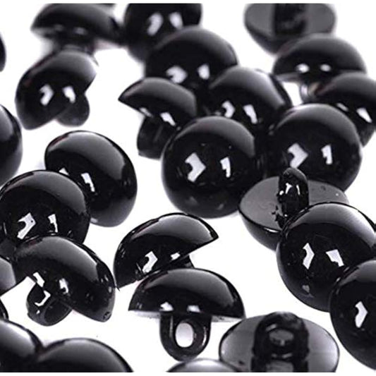 100Pcs 10Mm Diy Black Plastic Solid Safety Eyes Sewing Crafting Eyes B