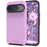 Dual Guard Shockproof Case for Google Pixel 9/9 Pro - Lilac, Dual Layer Protection