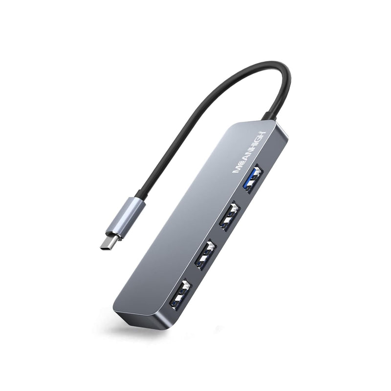 Usb C Hub 4-Port Type C Adapter For Laptop Usb 3.0, Usb 2.0 Multiple Usb C To