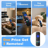(3 Pack) Replacement Remote for Roku-TV-Remote,Compatible for All Onn-Hisense-TCL-Westinghouse-Sharp-Philips-Element Roku TV Remotes