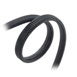 CableMod ModMesh Sleeved SATA 3 Cable (Black, 30cm)