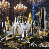 212pc New Year’s Eve 2026 Party Supplies Kit for 60 Guests Hats Glasses Favors