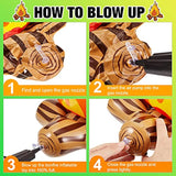 2 Pieces 18 Inch Inflatable Fake Campfire Camping Props Bonfire Party Decor Campfire Party Decorations Artificial Flame For Indoor Camping Overnight And Scene Setting