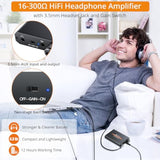 Portable 3.5Mm Headphone Amplifier Two-Stage Gain Switch, 16-150 Ohm, Aluminum Matte Surface