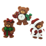 7497 "A Very Beary Christmas Buttons