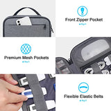 Usb Flash Drive Case Thumb Drive Holder Case Organizer Portable Electronic Accessories Storage Bag For Sandisk/Samdata/Samsung Usb Flash Drives Jump Drive Memory Stick, Sd Card, Cables, Gray