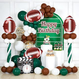 American Football Balloons 12pcs 20 inches Rugby Ball Balloon Football Party Balloon for Tailgate Game Day Sport Themed Birthday Party Decorations