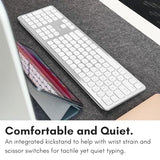 Premium Bluetooth Keyboard For Mac - Compatible Apple Keyboard With Numeric Keypad - Multi Device Wireless For Macbook Pro/Air, Mac Mini Pro, Imac, Laptop