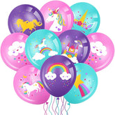 45 Pcs Latex Balloon For Unicorn Birthday Party - Pastel Rainbow Balloon Arch Kit, Column Garlands For Girl'S Birthday, Baby Shower Decoration Supplies 12''