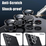 2 Set Samsung Galaxy S25 Ultra 5G Camera Lens Protectors 9H Black